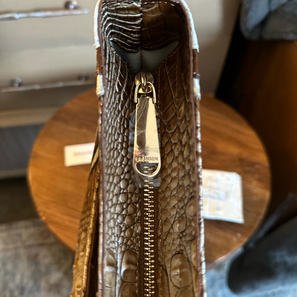Brahmin Johanna Cappuccino Shoreham Shoulder Bag NWOT  & Wallet NWT - Picture 11 of 16